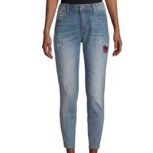 Driftwood Joyce Skinny Medium Wash Jeans Size 28